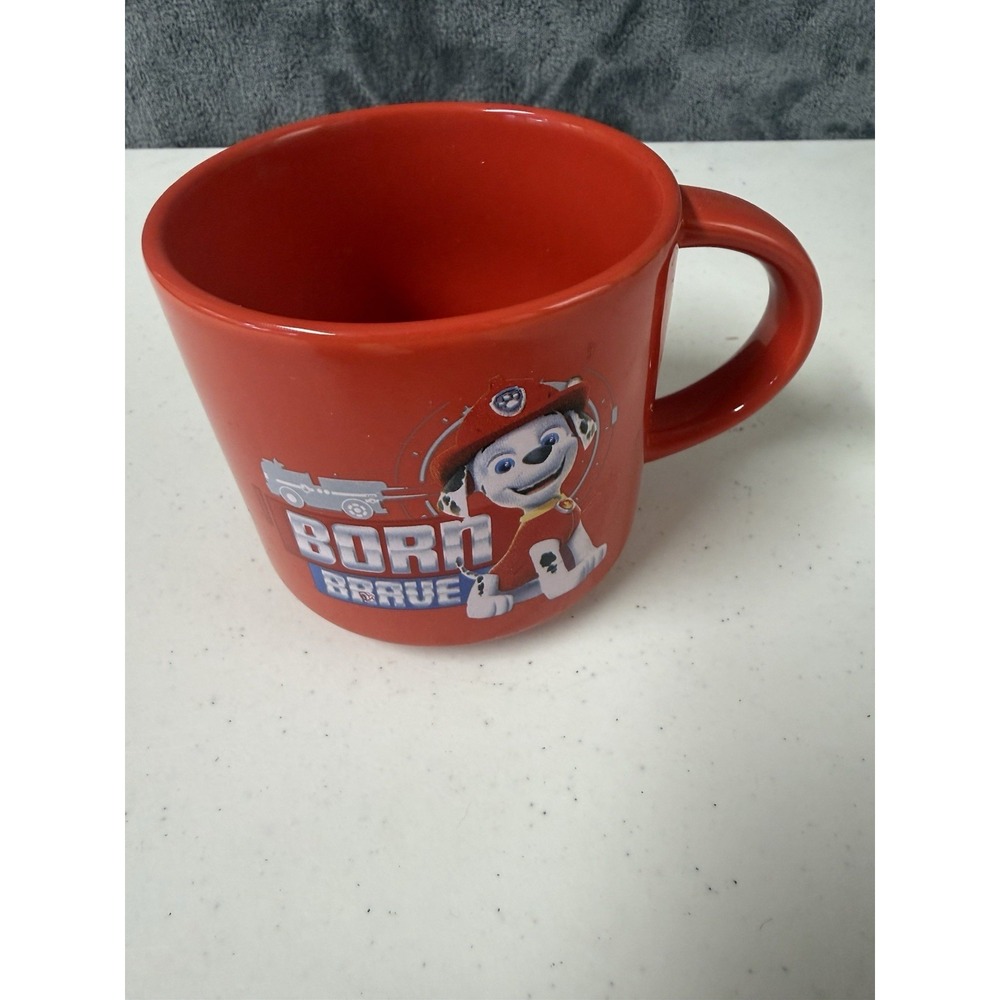 Paw Patrol BORN BRAVE Red Ceramic Coffee Mug Cocoa Teacup 2023 Spin Master